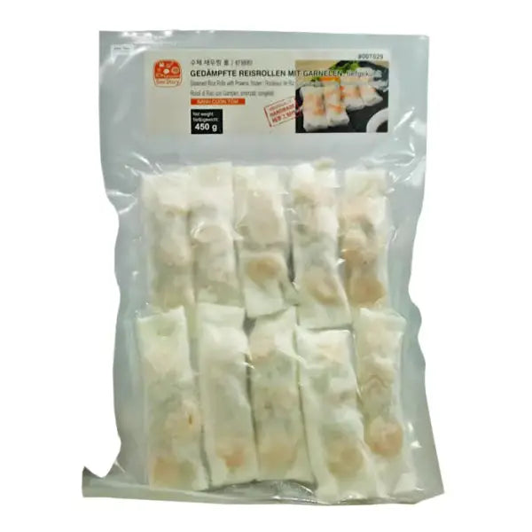 Sea Story Steamed Rice rolls with Prawns/ Sea Story tvaicēti rīsu rullīši ar garnelēm - Oishii Asian Mart
