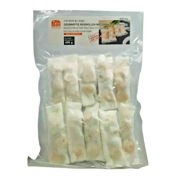 Sea Story Steamed Rice rolls with Prawns/ Sea Story tvaicēti rīsu rullīši ar garnelēm (VJETNAMA)