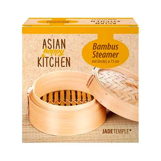 Bamboo Steamer Set 20cm/ Bambusa tvaicētājs komplekts 20cm - Oishii Asian Mart