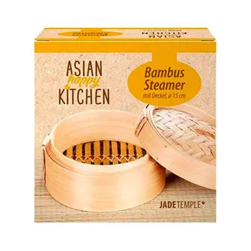 Bamboo Steamer Set 25cm/ Bambusa tvaicētājs komplekts 25cm Asian Kitchen