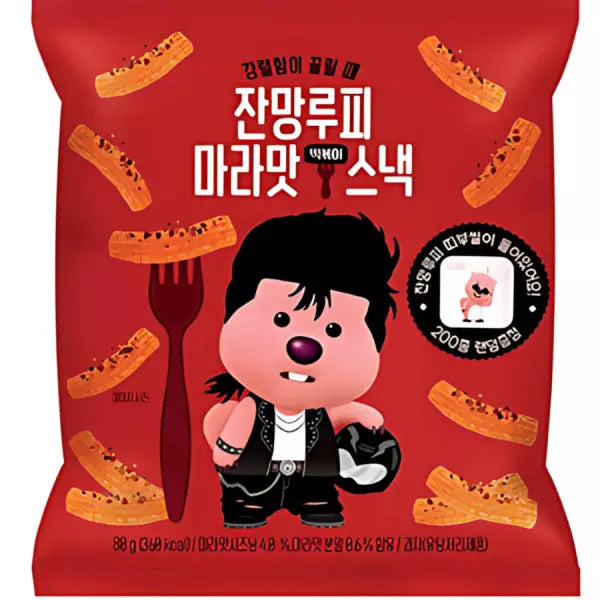 ZANMANG Mala Tteokbokki Chip 80g KR/ ZANMANG Mala Tteokbokki čips 80g KR - Oishii Asian Mart