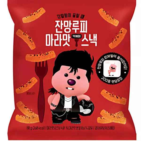 ZANMANG Mala Tteokbokki Chip 80g KR/ ZANMANG Mala Tteokbokki čips 80g KR