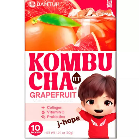 DAMTUH KOMBUCHA Grapefruit/ DAMTUH KOMBUCHA greipfrūtu dzēriens - Oishii Asian Mart