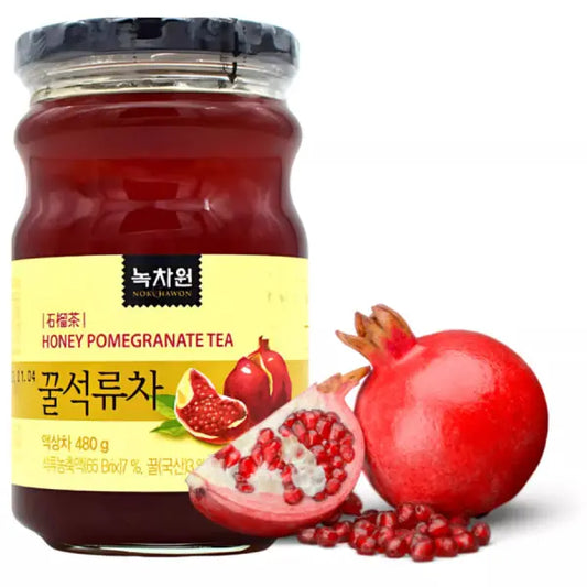 NOKCHAWON Honey Pomergranate Tea 480G/ NOKCHAWON medus un granātābolu tēja 480G - Oishii Asian Mart
