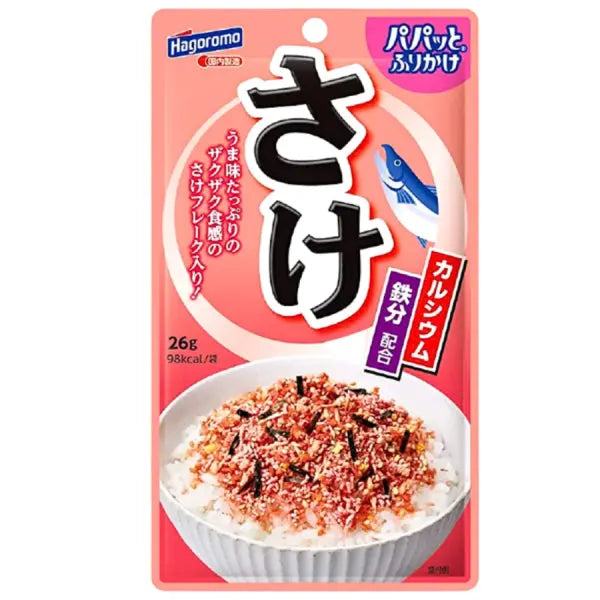 HAGOROMO Salmon Flavor Furikake 26g/ AGOROMO Laša Garšas Furikake 26g HAGOROMO