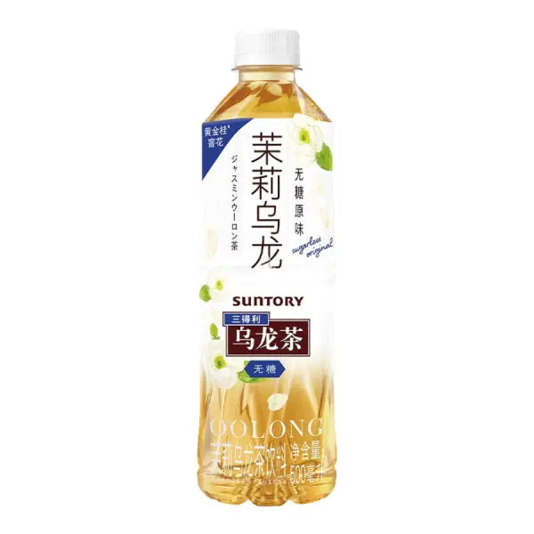 Suntory Oolong Tea Jasmine Sugar Free 500ml/ Suntory Oolong Tēja ar Jasmīnu Bez Cukura 500ml - Oishii Asian Mart