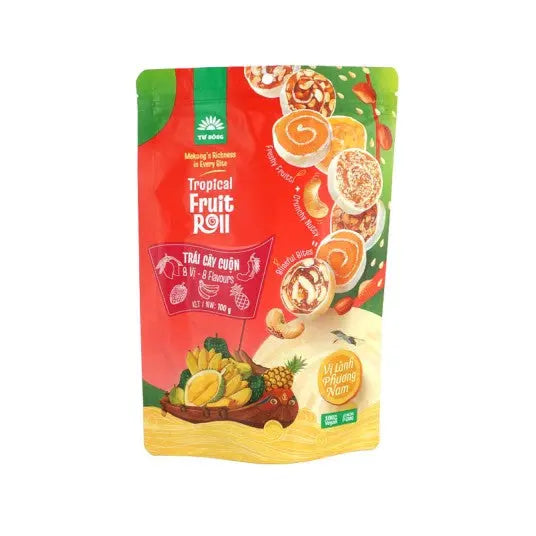 TU BONG Tropical Fruit Roll - 8 Flavours / TU BONG Tropical Fruit Roll - 8 garšas - Oishii Asian Mart