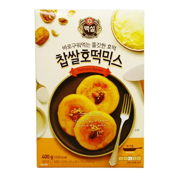 CJ Foods Beksul Sweet Korean Pancake Mix 400g/ CJ Foods Beksul saldais korejiešu pankūku maisījums 400g - Oishii Asian Mart