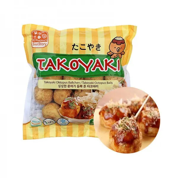 SEASTORY Octopusball Takoyaki 400g/ SEASTORY Astoņkāju bumbas Takoyaki 400g - Oishii Asian Mart