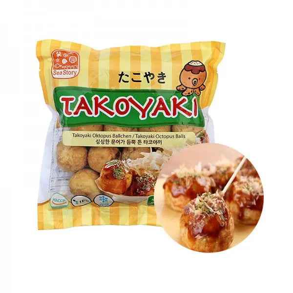 SEASTORY Octopusball Takoyaki 400g/ SEASTORY Astoņkāju bumbas Takoyaki 400g (Ķīna)
