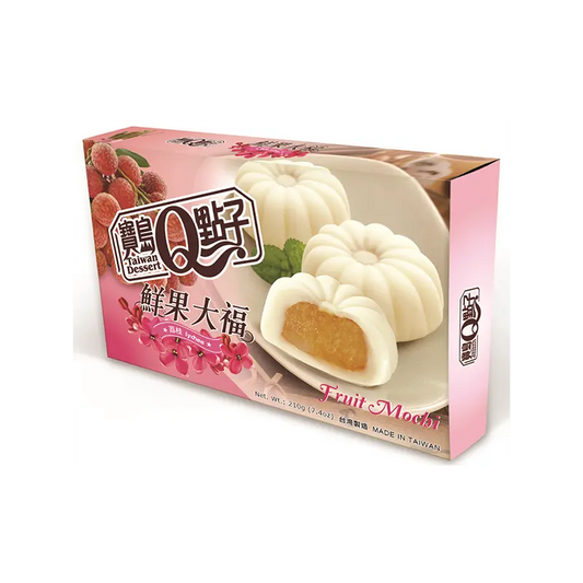 Q-BRAND Mochi Lychee Flavor 210g/ Q-BRAND moči ar ličī garšu 210g Q