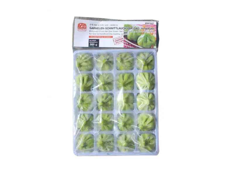 Sea Story Green Shrimp Dumplings Ha Kau 500g/ Sea Story Zaļie Garneles Pelmeņi Ha Kau 500g