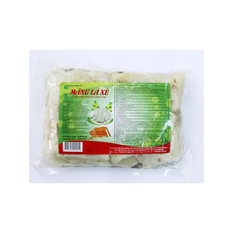 VN Pre-Cooked Bamboo Strips/ mang la xe 500g Herman Kuijper