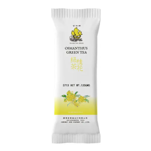 GS Osmanthus Green Tea 125g/ GS Osmanthus zaļā tēja 125g - Oishii Asian Mart