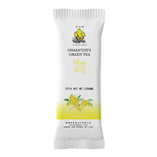 GS Osmanthus Green Tea 125g/ GS Osmanthus zaļā tēja 125g - Oishii Asian Mart