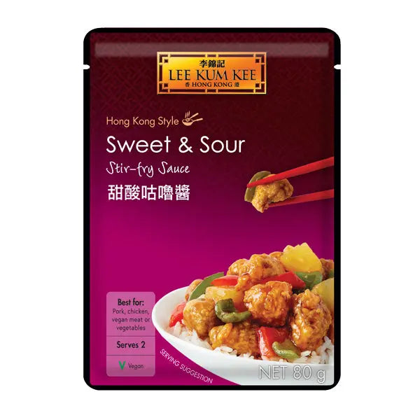 LKK Sweet & Sour Stir-Fry Sauce 80g/ LKK Saldskābā Wok mērce 80g - Oishii Asian Mart
