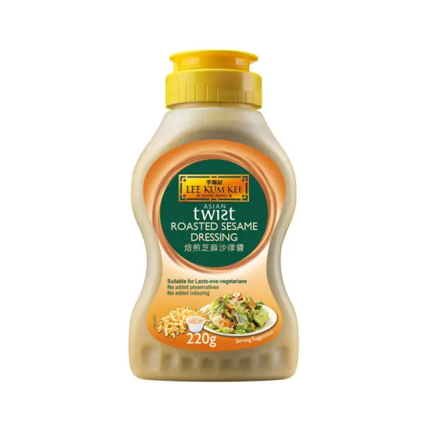 LKK Asian Twist Roasted Sesame Dressing 220g/ LKK Asian Twist Grauzdētu Sezamu Mērce 220g Oishii Asian Mart