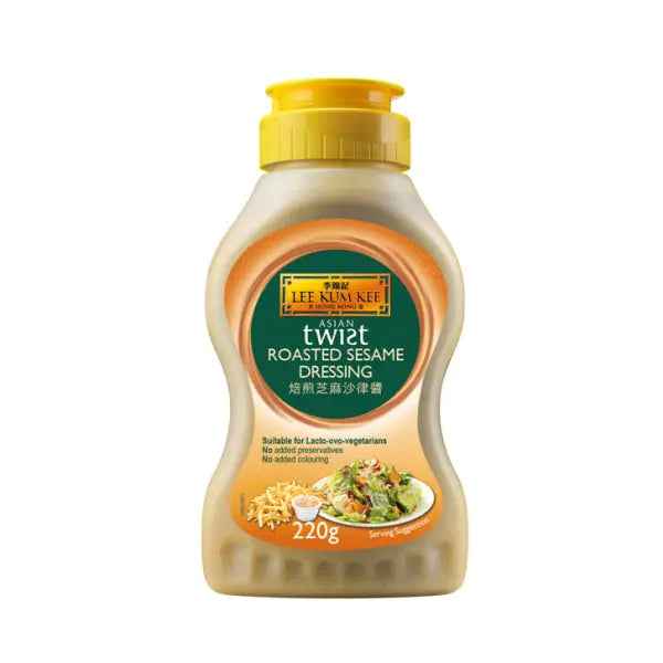 LKK Asian Twist Roasted Sesame Dressing 220g/ LKK Asian Twist Grauzdētu Sezamu Mērce 220g
