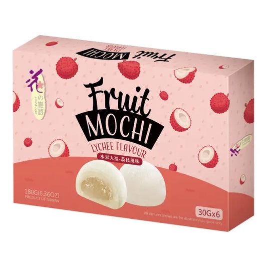 LL Fruit Mochi Lychee Flavour/ LL Fruit Mochi ličī garša - Oishii Asian Mart