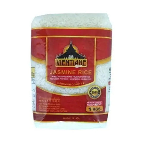 Thai Jasmine Rice 1kg/ Taizemes jasmīna rīsi 1kg Double Panda
