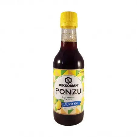 Kikkoman Ponzu Citrus Seasoned Soy Sauce Lemon 250ml/ Kikkoman Ponzu citrusu sojas mērce ar citronu 250ml - Oishii Asian Mart