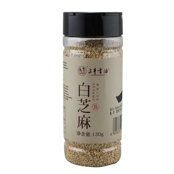 SANFENG Toastes White Sesame/ SANFENG grauzdētas baltās sezama sēklas - Oishii Asian Mart