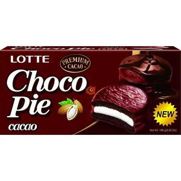 LOTTE Chocopie Cacao 168g/ LOTTE Chocopie Kakao 168g