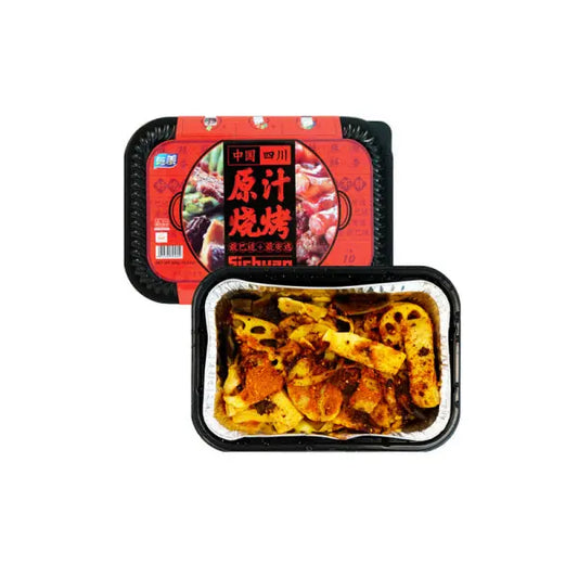 YUMEI Self-Heating Hot Pot - Sichuan Style Barbecue Hot Pot 306g	YUMEI pašsildošais karstais katls – Sičuaņas stila bārbekjū karstais katls 306g - Oishii Asian Mart