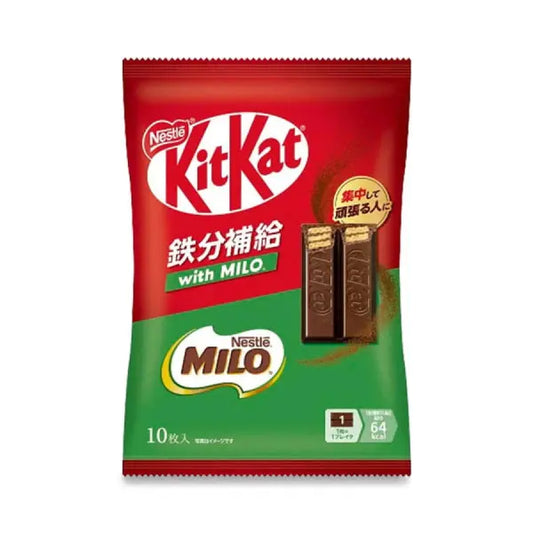 Nestle Japan KitKat Iron Supplement with MILO/ Nestle Japāna KitKat dzelzs piedeva ar MILO - Oishii Asian Mart