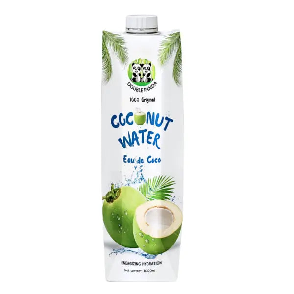 DOUBLE PANDA Coconut Water 1L/ DOUBLE PANDA kokosriekstu ūdens 1L - Oishii Asian Mart