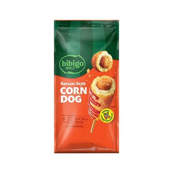 BIBIGO Corn Dog 240g (80gx3)/ BIBIGO Kukurūzas cīsiņi 240g (80g x 3) - Oishii Asian Mart