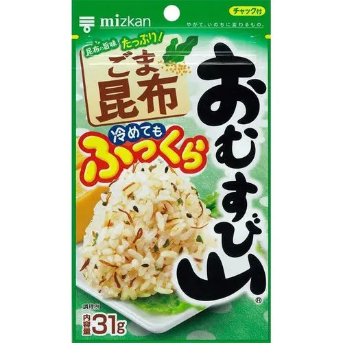 MIKZAN Omusubiyama Sesame Kelp Seasoning 31g/ MIKZAN Omusubiyama sezama un jūraszāļu garšviela 31g - Oishii Asian Mart