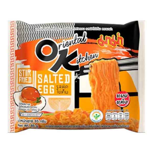MAMA Oriental Salted Egg 85g/ MAMA Nūdeles ar Sālīto Olu 85g