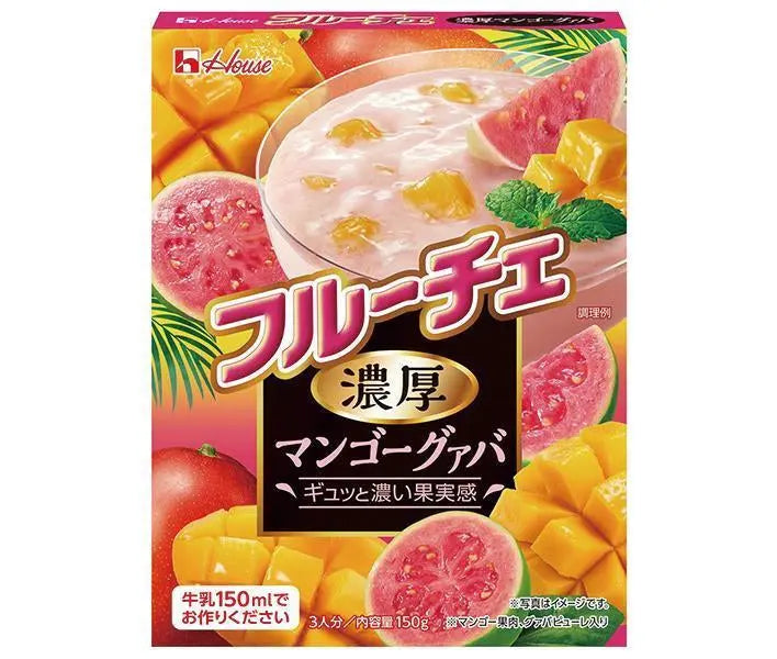 House Foods Fluce Rich Mango & guava Yogurt/ House Foods Fluce Rich Jogurts ar mango un guavas garšu - Oishii Asian Mart