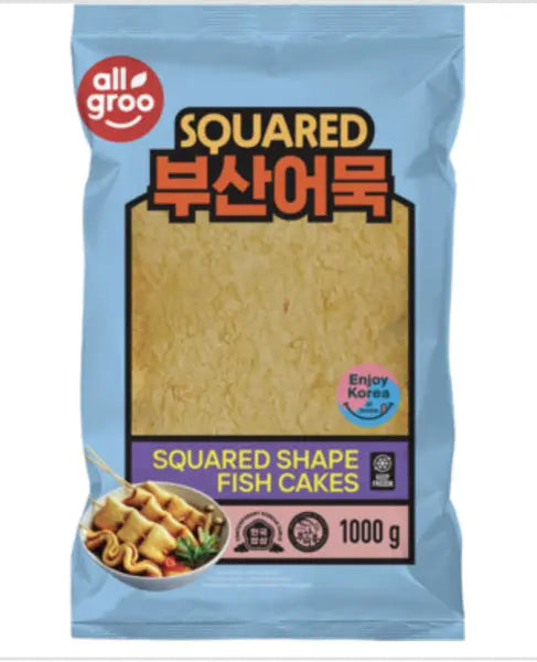 ALLGROO Square Fish Cake 1Kg/ ALLGROO kvadrātveida zivju kūka 1Kg - Oishii Asian Mart