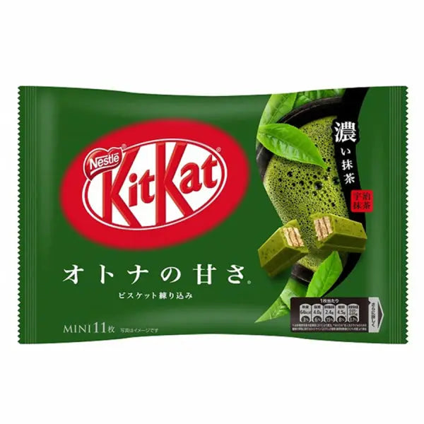 Nestle KitKat Rich Matcha Mini 124.3g/ Nestle KitKat Bagātīgs Matcha Mini 124,3 g - Oishii Asian Mart