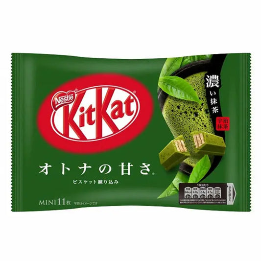 Nestle KitKat Rich Matcha Mini 124.3g/ Nestle KitKat Bagātīgs Matcha Mini 124,3 g - Oishii Asian Mart