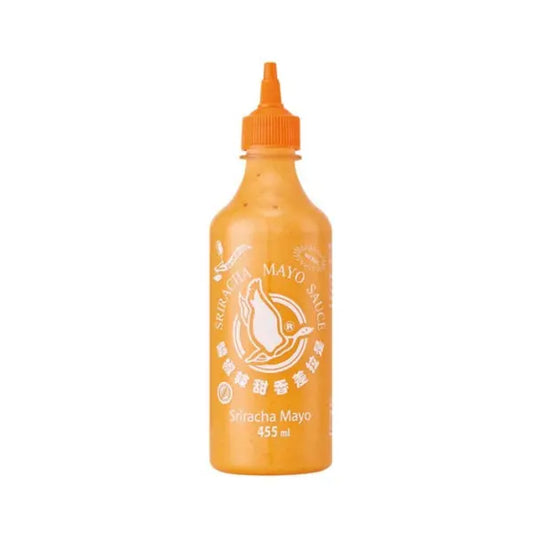Flying Goose Brand 455ml Spicy Sriracha Mayo Sauce/ Flying Goose 455ml Pikantā Sriracha majonēzes mērce - Oishii Asian Mart