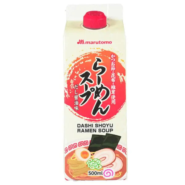 MARUTOMO Dashi Shoyu Ramen Soup 500ml/ MARUTOMO Dashi Shoyu Ramenu Zupa 500ml - Oishii Asian Mart