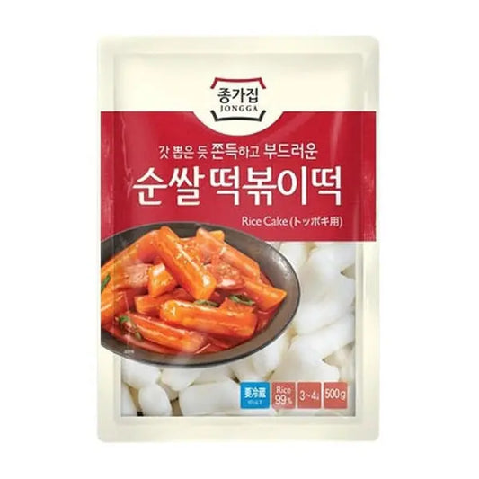 Jongga rice cake sticks 500gr/ Jongga rīsu kūkas standziņas 500g JONGGA