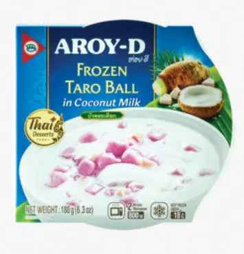 Frozen Taro Ball in Coconut Milk 180g/ Saldētas Taro Bumbiņas Kokosriekstu Pienā 180g