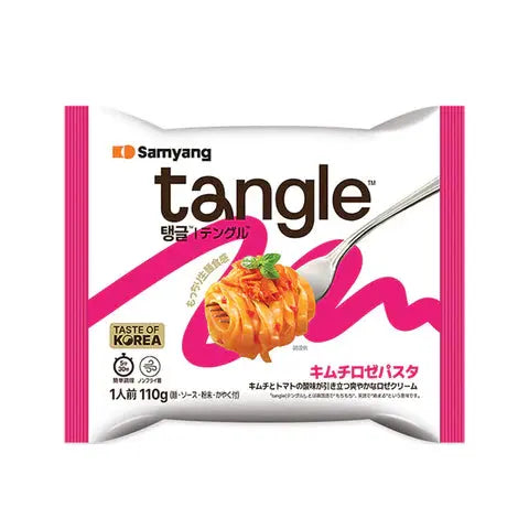 Samyang Tangle Kimchi Rose Pasta 108g/ Samyang Tangle Pasta – Kimchi Rose garša, 108 g - Oishii Asian Mart