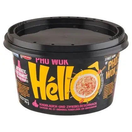 Acecook Instant Noodles Pho Wok Onion Garlic 76g/ Acecook Instant Noodles Pho Wok Sīpols Ķiploks 76g - Oishii Asian Mart