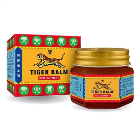 TIGER BALM Red Ointment 20g/ TIGER BALM Sarkanā Ziede 20g - Oishii Asian Mart
