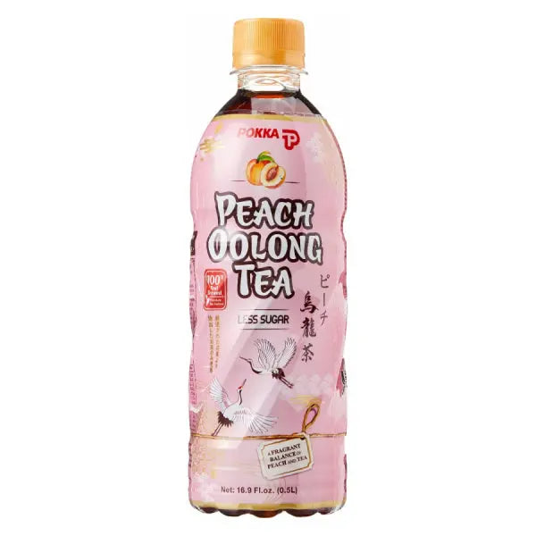 POKKA Peach Oolong Tea 500ml/ POKKA persiku oolong tēja 500ml - Oishii Asian Mart