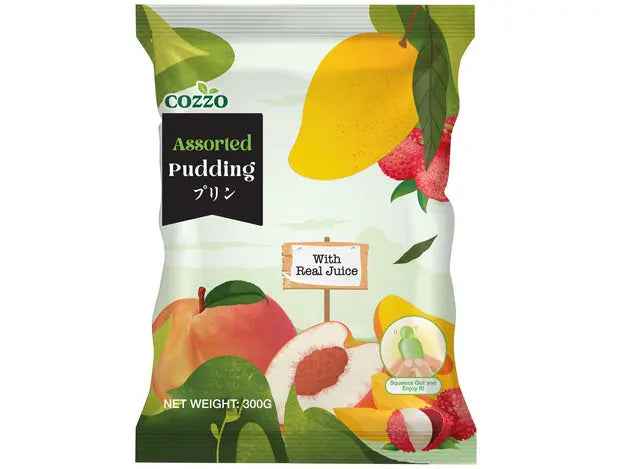 Cozzo Assorted Fruits Jelly Shots 160g/ Cozzo Dažādu Augļu Želejas Šoti 160g