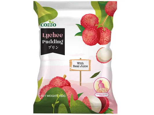 COZZO Lychee Jelly Pudding 160g/ COZZO Ličī želejas pudiņš 160g - Oishii Asian Mart