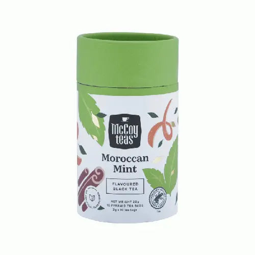 McCoy Teas Moroccan Mint Herbal Tea 20g/ McCoy Tējas Marokas Piparmētru Augu Tēja 20g - Oishii Asian Mart