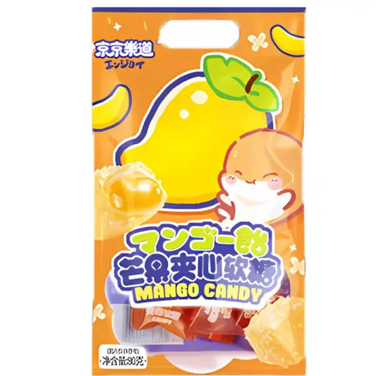 JJLD Mango Peeling Candy 80g/ JJLD Mango Mizu Konfektes 80g - Oishii Asian Mart
