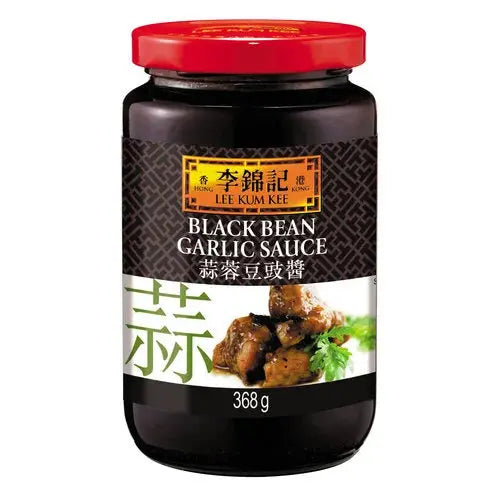Lee Kum Kee Black Bean Garlic Sauce 368g/ Lee Kum Kee Melnās Pupiņas un Ķiploku Mērce 368g - Oishii Asian Mart